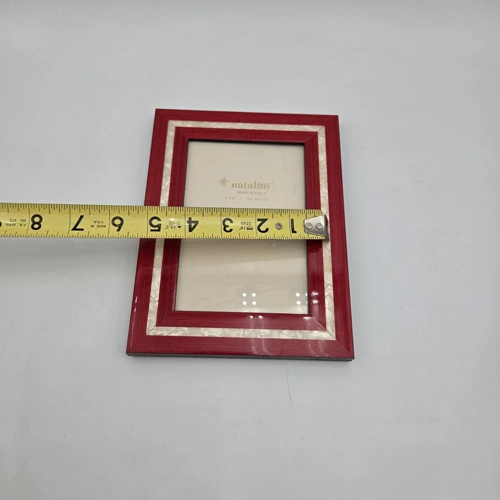Natalini Made In Italy Red White Picture Frame 4